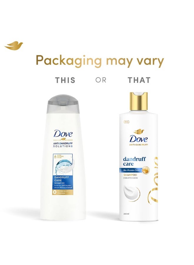 Dove Anti Dandruff Solutions Shampoo 340 ml|| Prevents Dandruff & Dry Scalp|| Mild Daily Shampoo for Smooth & Frizz Free Hair - For Men & Women - Image 3